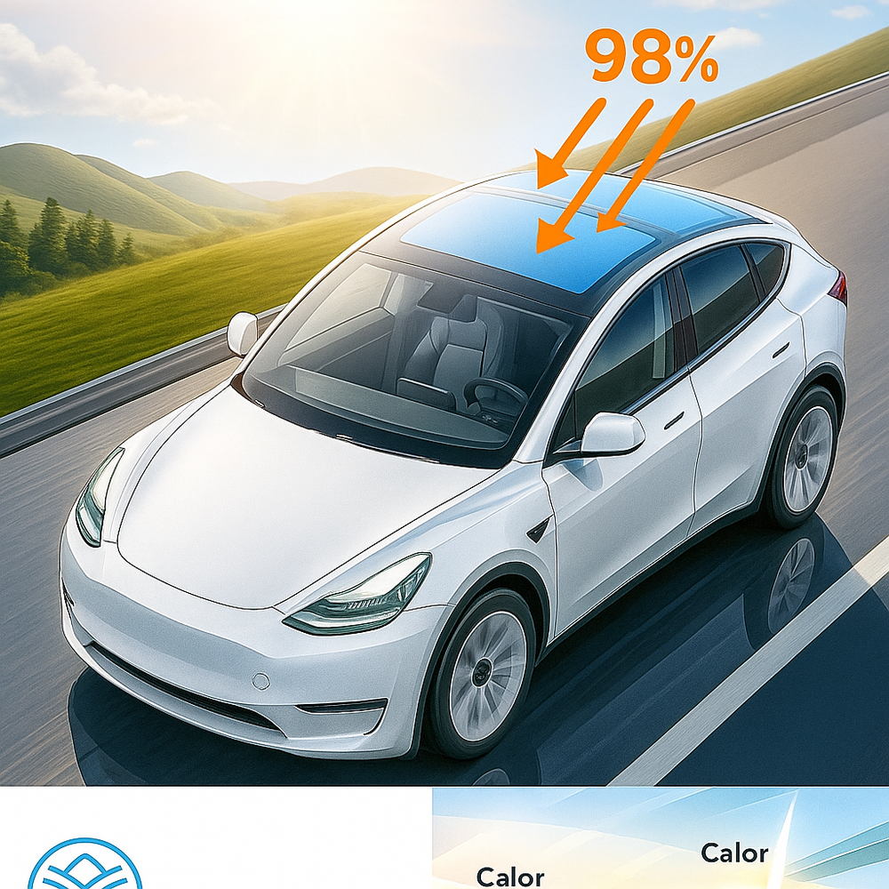 Cortinas Solares para Tesla Model 3 | Akeny
