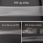 Resultado final tras aplicar película protectora de pintura