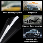 Rollo de lámina protectora transparente para ventanas de coche